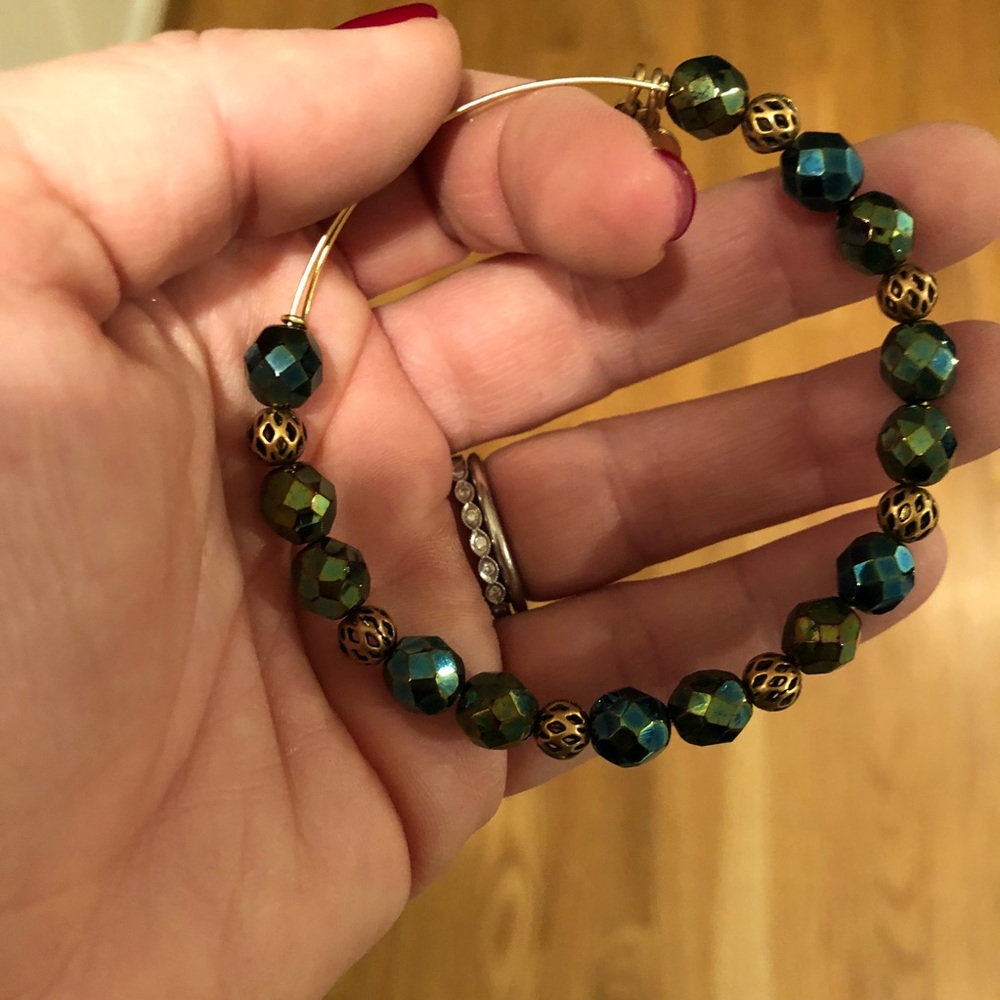 Alex and Ani beaded bangle